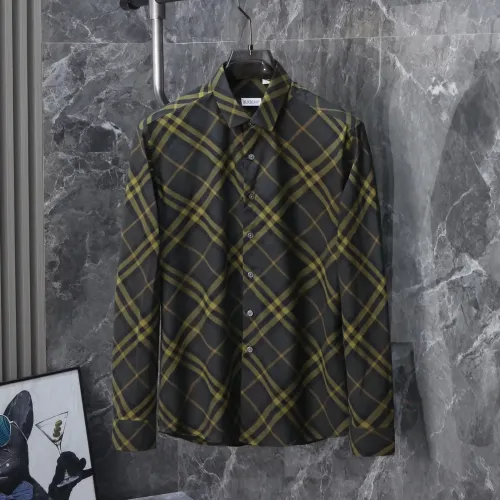 Burberry Shirts Long Sleeved For Men #1423664 $42.00 USD, Wholesale Replica Burberry Shirts