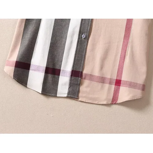 Replica Burberry Shirts Short Sleeved For Women #1423746 $36.00 USD for Wholesale