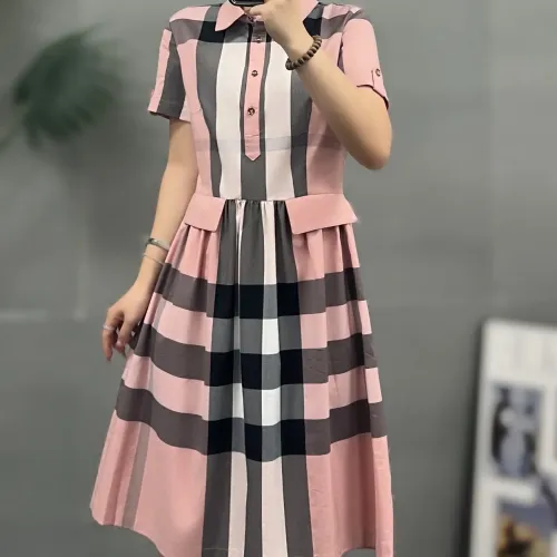 Burberry Dresses Short Sleeved For Women #1423755