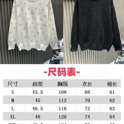 Replica Louis Vuitton LV Sweaters Long Sleeved For Unisex #1424239 $68.00 USD for Wholesale