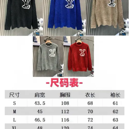 Replica Louis Vuitton LV Sweaters Long Sleeved For Unisex #1424288 $72.00 USD for Wholesale