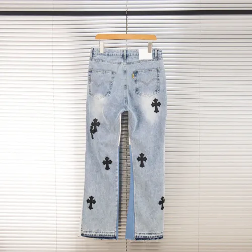 Replica Chrome Hearts Jeans For Men #1424490 $48.00 USD for Wholesale