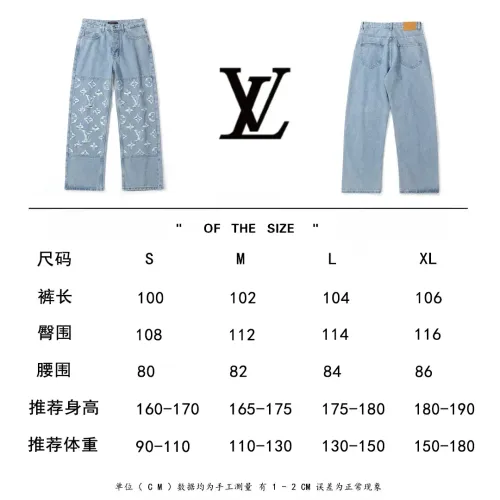Replica Louis Vuitton LV Jeans For Men #1424560 $60.00 USD for Wholesale