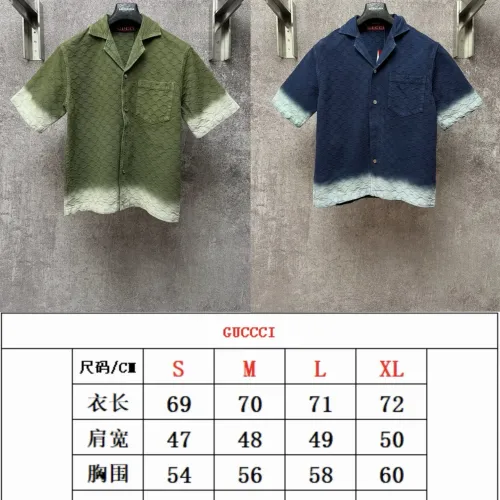 Replica Gucci Shirts Short Sleeved For Unisex #1424641 $85.00 USD for Wholesale