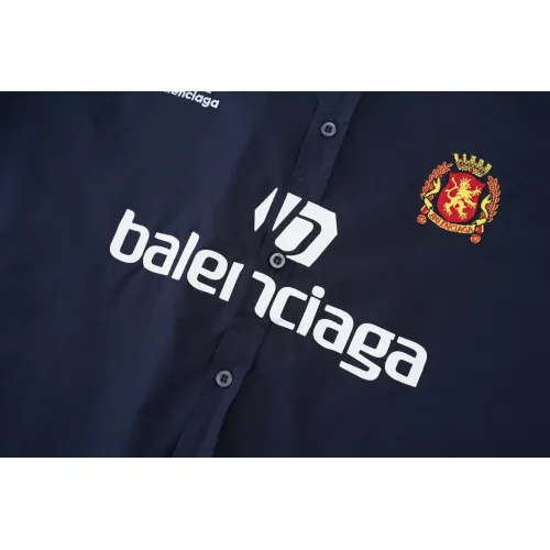 Replica Balenciaga Shirts Long Sleeved For Men #1424687 $48.00 USD for Wholesale
