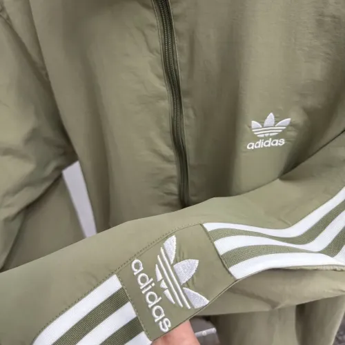 Replica Adidas Jackets Long Sleeved For Unisex #1424837 $45.00 USD for Wholesale