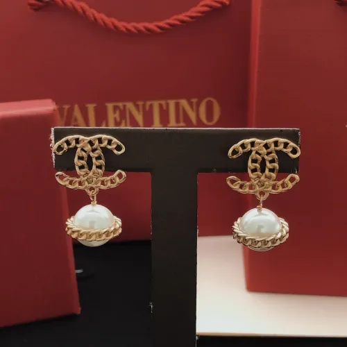Replica Chanel Earrings For Women #1424852 $27.00 USD for Wholesale