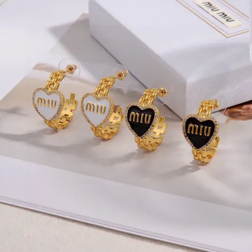 Replica MIU MIU Earrings For Women #1424872 $27.00 USD for Wholesale