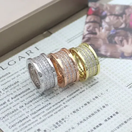 Replica Bvlgari Rings In Rose Gold For Unisex #1424902 $29.00 USD for Wholesale