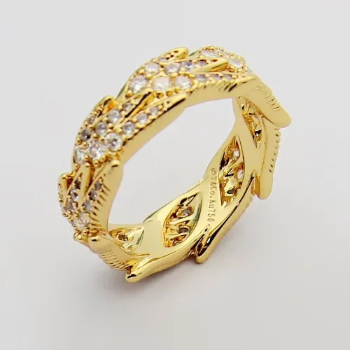 Replica Tiffany Rings In Gold For Unisex #1424965 $25.00 USD for Wholesale