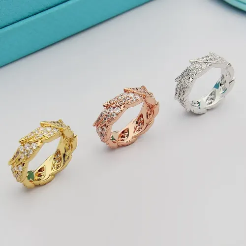 Replica Tiffany Rings In Gold For Unisex #1424965 $25.00 USD for Wholesale