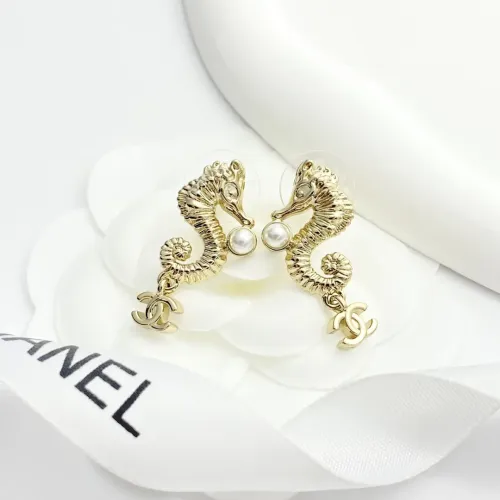 Replica Chanel Earrings For Women #1425005 $25.00 USD for Wholesale