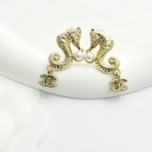 Replica Chanel Earrings For Women #1425005 $25.00 USD for Wholesale