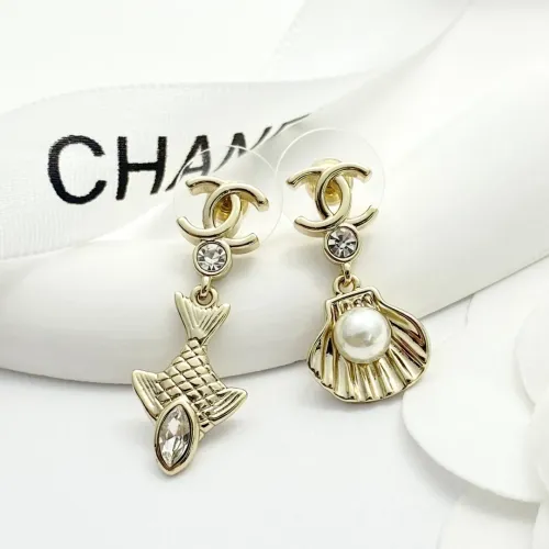 Chanel Earrings For Women #1425037 $27.00 USD, Wholesale Replica Chanel Earrings