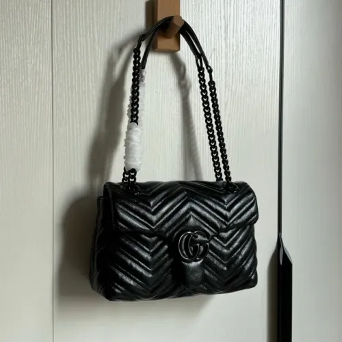Replica Gucci AAA Quality Shoulder Bags In 23*17*9cm For Women #1425221 $85.00 USD for Wholesale