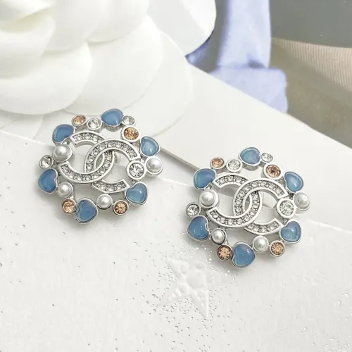 Replica Chanel Earrings For Women #1425555 $29.00 USD for Wholesale