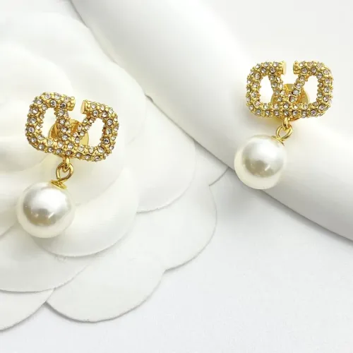 Replica Valentino Earrings For Women #1425709 $32.00 USD for Wholesale