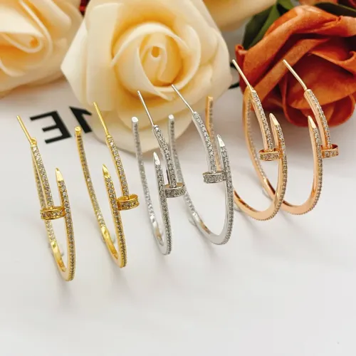Replica Cartier Earrings For Women #1425723 $34.00 USD for Wholesale