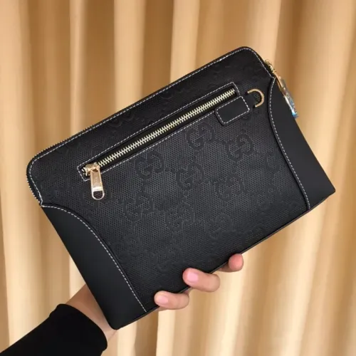 Replica Gucci AAA Man Pouches #1425728 $64.00 USD for Wholesale