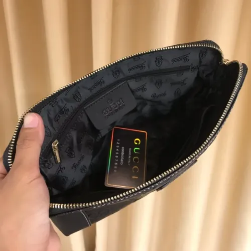 Replica Gucci AAA Man Pouches #1425728 $64.00 USD for Wholesale