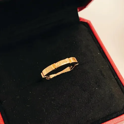 Replica Cartier Rings In Rose Gold #1425767 $27.00 USD for Wholesale