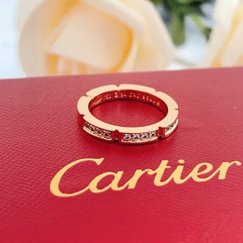 Replica Cartier Rings In Rose Gold #1425771 $29.00 USD for Wholesale