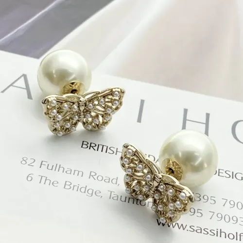 Replica Christian Dior Earrings For Women #1425800 $29.00 USD for Wholesale