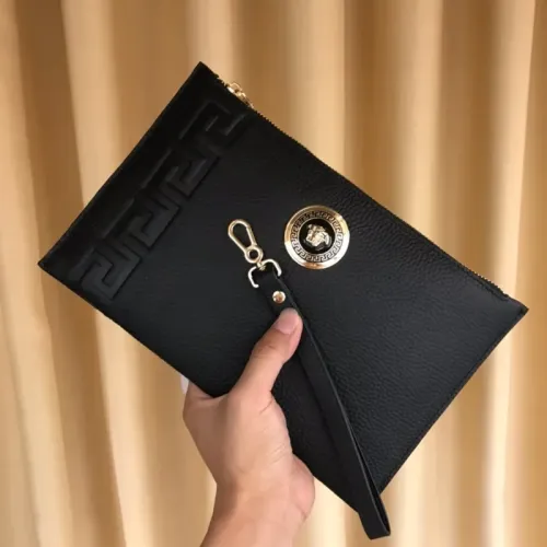 Replica Versace AAA Man Pouches #1425810 $64.00 USD for Wholesale
