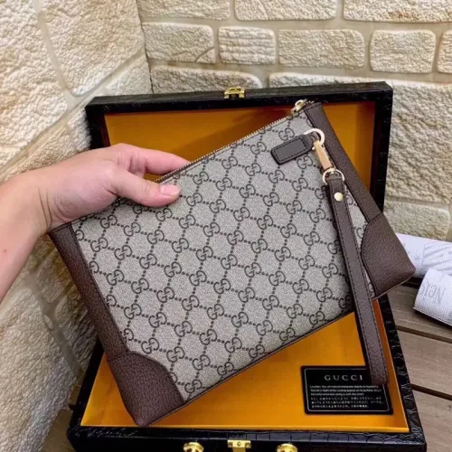 Replica Gucci AAA Man Pouches #1425829 $60.00 USD for Wholesale