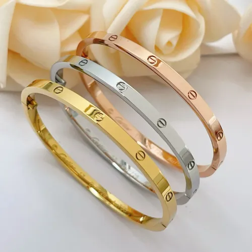 Replica Cartier bracelets In Rose Gold #1425831 $27.00 USD for Wholesale