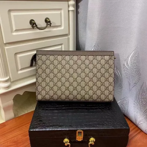 Replica Gucci AAA Man Pouches #1425839 $64.00 USD for Wholesale