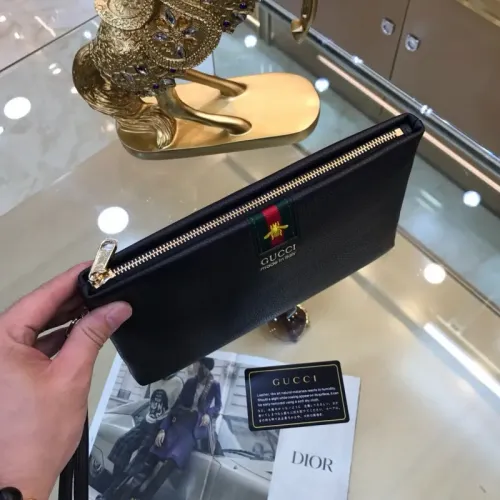 Replica Gucci AAA Man Pouches #1425842 $64.00 USD for Wholesale