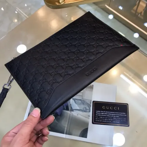 Replica Gucci AAA Man Pouches #1425844 $64.00 USD for Wholesale