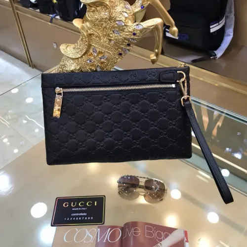 Replica Gucci AAA Man Pouches #1425847 $64.00 USD for Wholesale