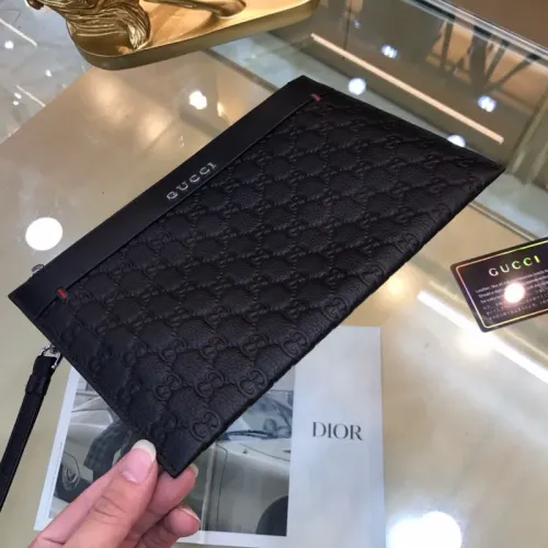 Replica Gucci AAA Man Pouches #1425851 $64.00 USD for Wholesale