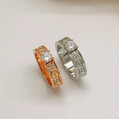 Replica Cartier Rings In Rose Gold #1425865 $34.00 USD for Wholesale