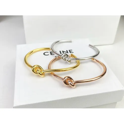 Replica Celine Bracelets In Gold #1425875 $25.00 USD for Wholesale