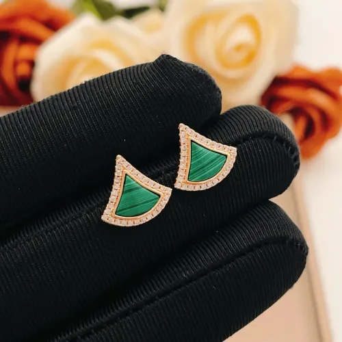 Replica Bvlgari Earrings For Women #1425888 $32.00 USD for Wholesale