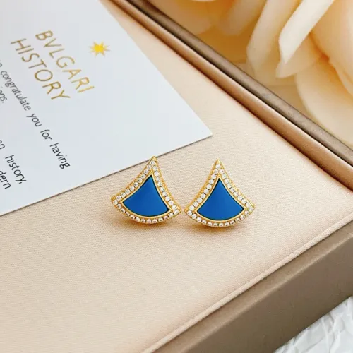 Replica Bvlgari Earrings For Women #1425889 $32.00 USD for Wholesale