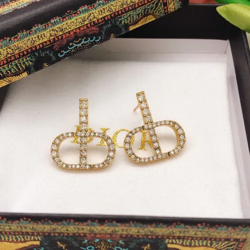Replica Christian Dior Earrings For Women #1425996 $25.00 USD for Wholesale