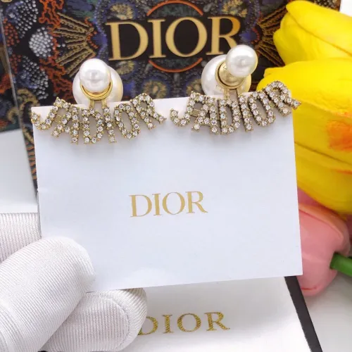 Replica Christian Dior Earrings For Women #1426020 $25.00 USD for Wholesale