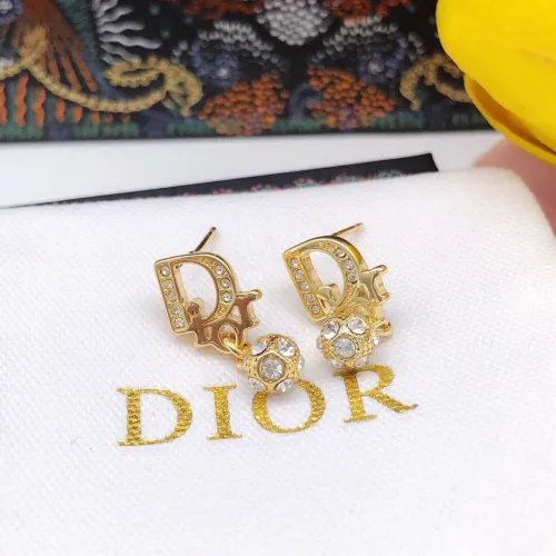 Replica Christian Dior Earrings For Women #1426061 $25.00 USD for Wholesale