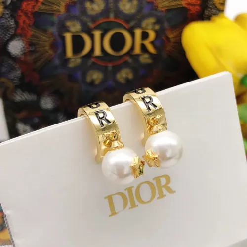 Replica Christian Dior Earrings For Women #1426077 $25.00 USD for Wholesale