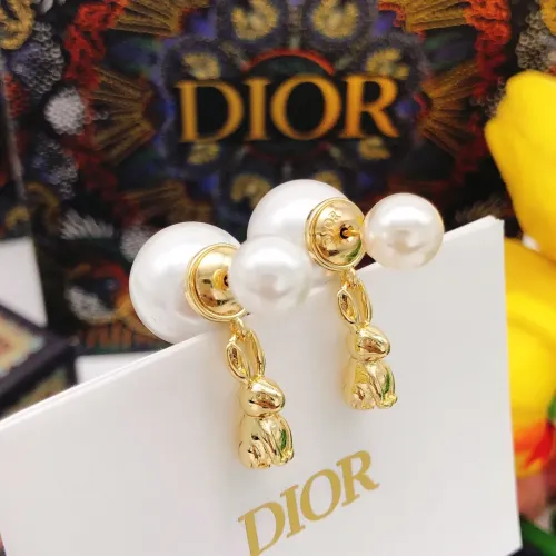 Replica Christian Dior Earrings For Women #1426082 $25.00 USD for Wholesale