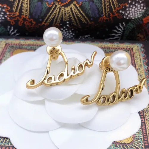 Replica Christian Dior Earrings For Women #1426086 $25.00 USD for Wholesale