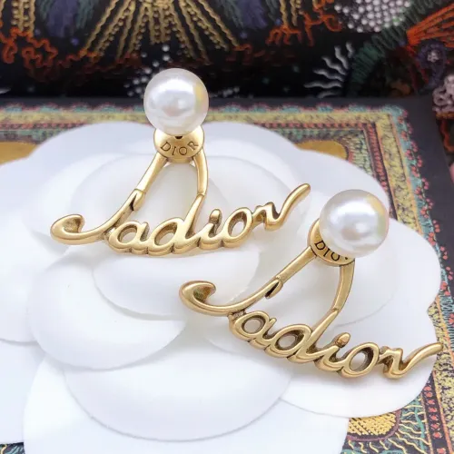 Replica Christian Dior Earrings For Women #1426086 $25.00 USD for Wholesale