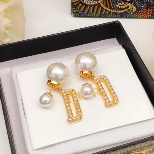 Replica Christian Dior Earrings For Women #1426096 $25.00 USD for Wholesale