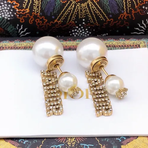Replica Christian Dior Earrings For Women #1426110 $25.00 USD for Wholesale