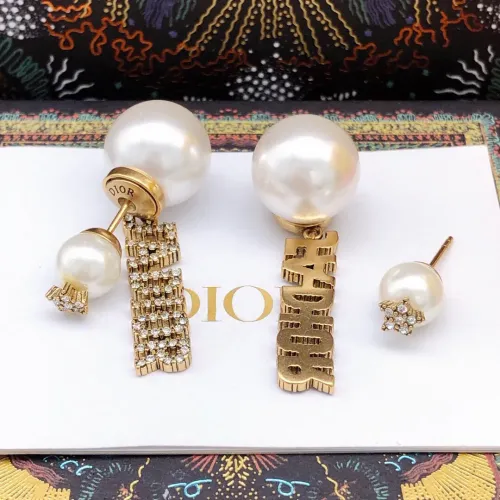 Replica Christian Dior Earrings For Women #1426110 $25.00 USD for Wholesale
