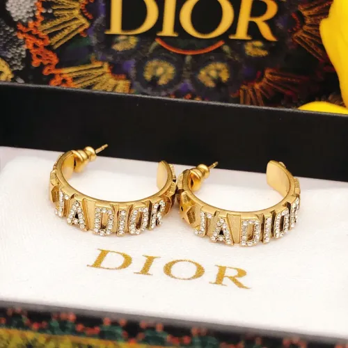 Replica Christian Dior Earrings For Women #1426117 $25.00 USD for Wholesale